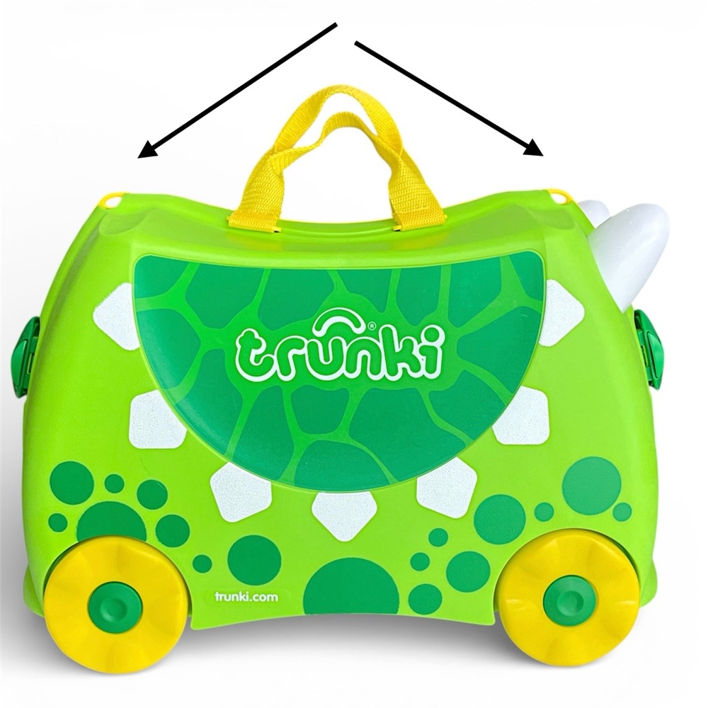 NEW Melissa & Doug Trunki Ride On Dinosaur Kids Suitcase - Picture 6 of 7